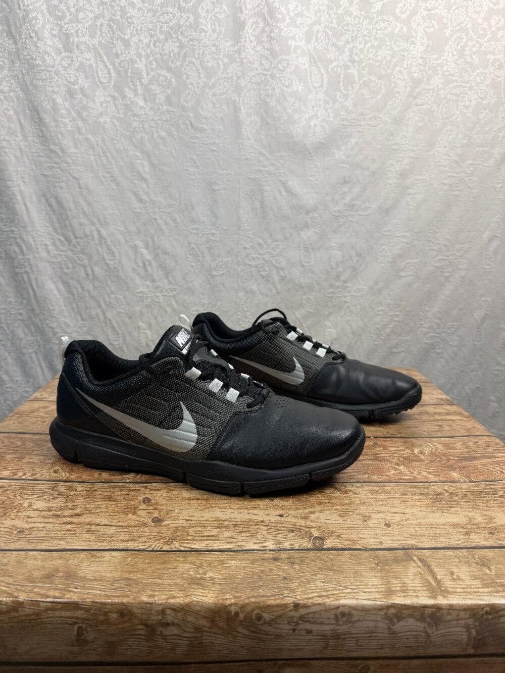 Nike Golf Men’s 13 Explorer CTRL Black Gray Spikeless Golf Shoes 704694-001